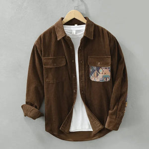 EttoreCorsi Heren Patchwork Longsleeve Voor Mannen