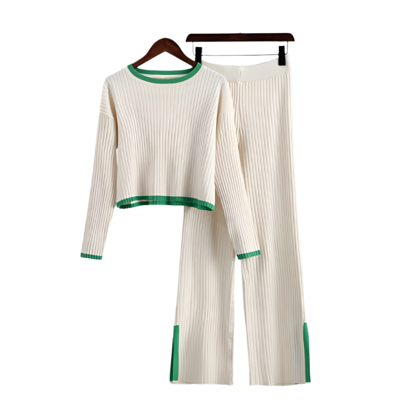 Desirée – Gebreide Dames Lounge Set met Elegante Pasvorm