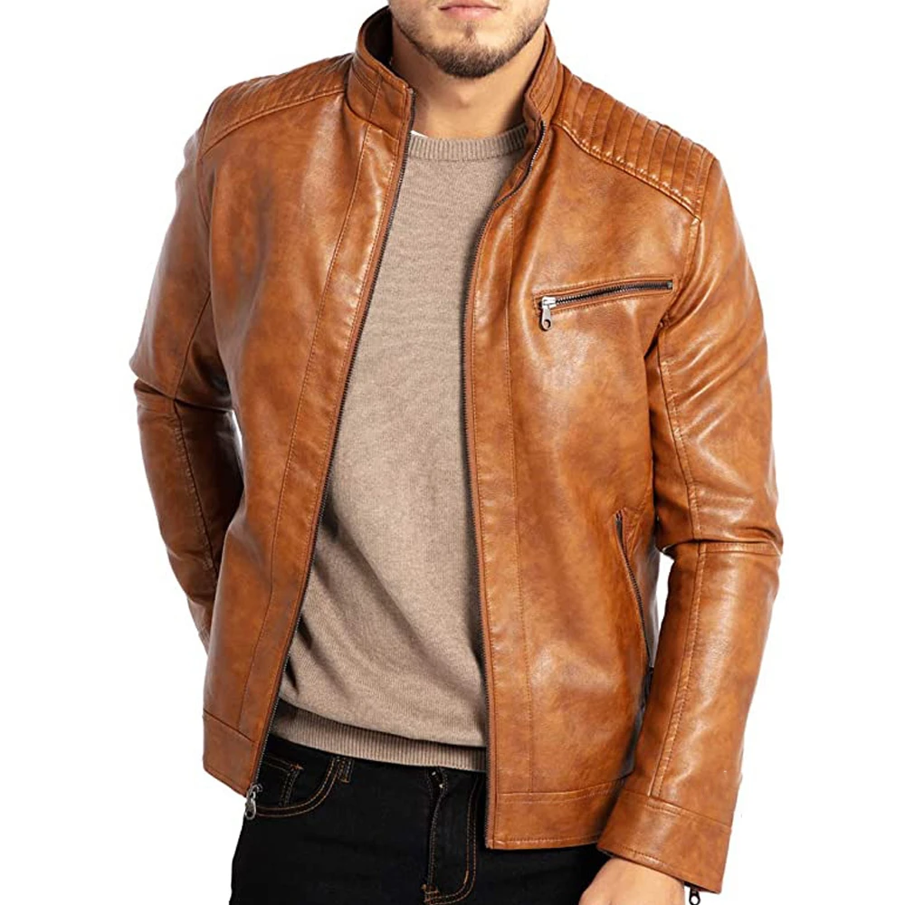 Lorenzo – Stijlvolle Heren PU Leren Jas