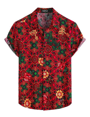 Lorenzo – Heren Polo met Trendy Print