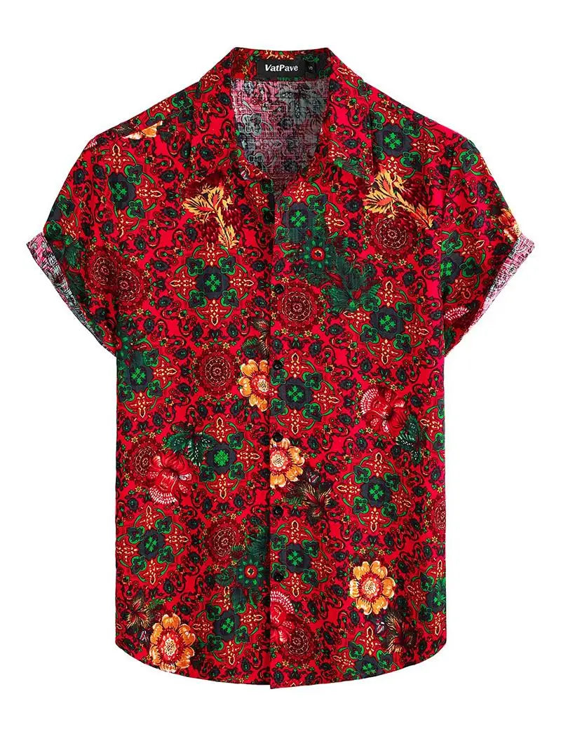 Lorenzo – Heren Polo met Trendy Print
