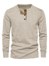 Kristoff – Ribgebreide Henley Heren Trui