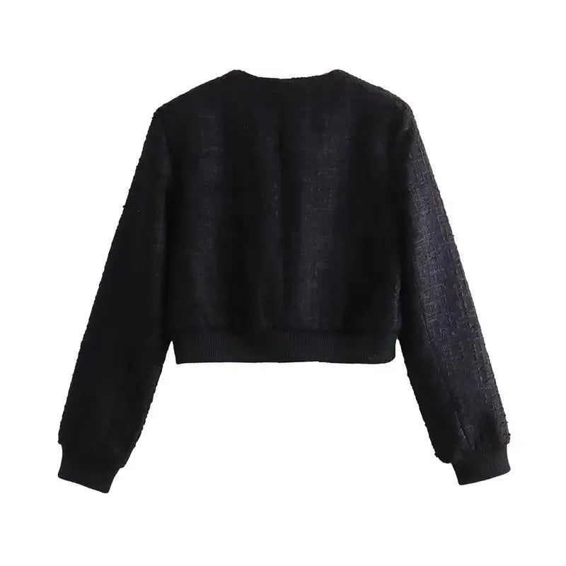 Cavolto – Korte Slim Fit Dames Jas met Knopen in Streetstyle