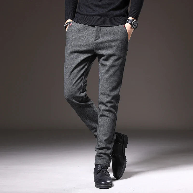 Lorenzo – Slim Fit Heren Stretch Broek van Katoenmix
