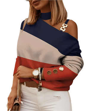 Loriane – Elegante Dames Off-Shoulder Blouse