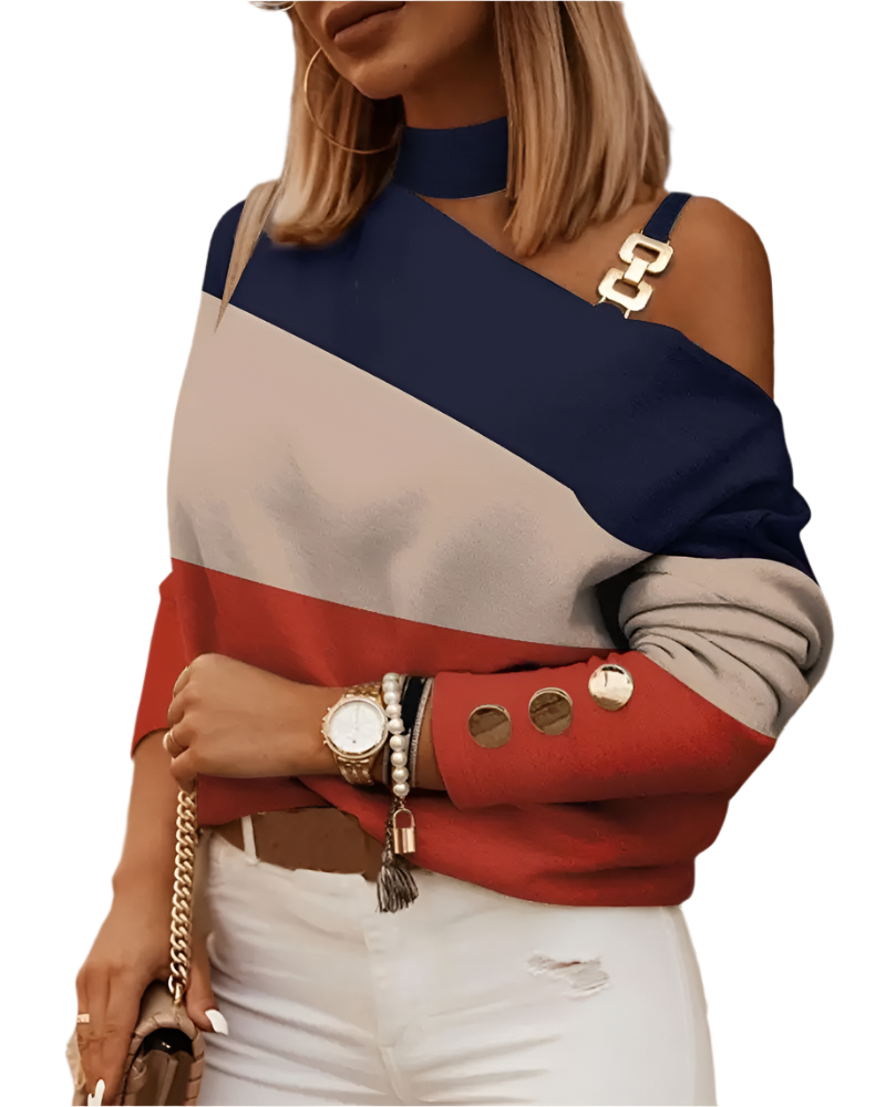 Loriane – Elegante Dames Off-Shoulder Blouse