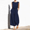 Elena™ linnen jumpsuit