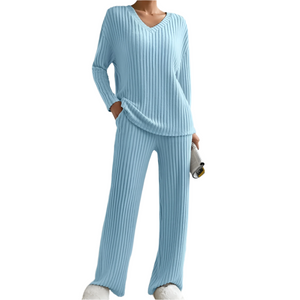 Elena – Comfortabele Gebreide Dames Loungewear Set