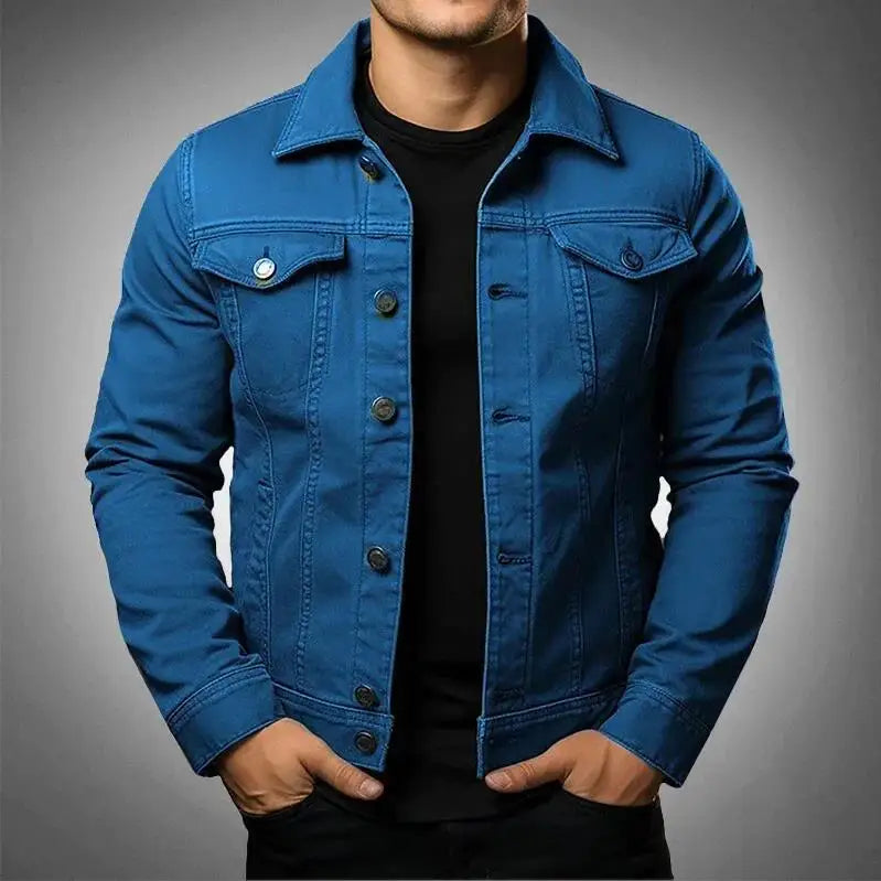 Bellucci heren jas gewassen denim