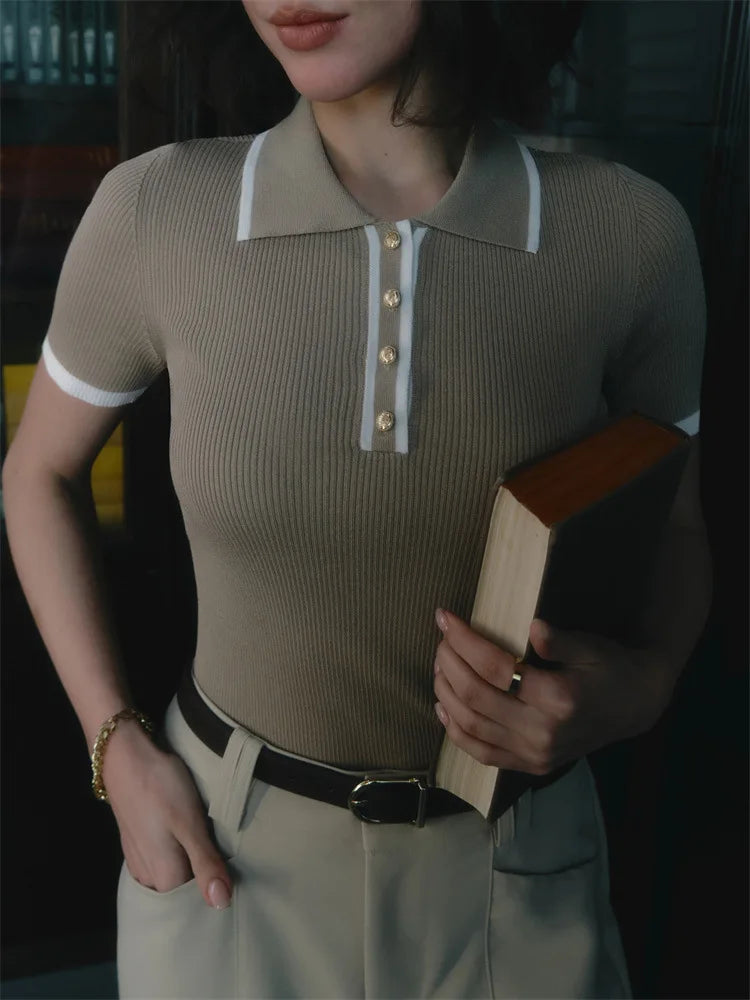 Lorenzo – Moderne Gebreide Heren Polo
