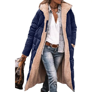 Frida – Dames Reversible Sherpa Fleece Winterjas