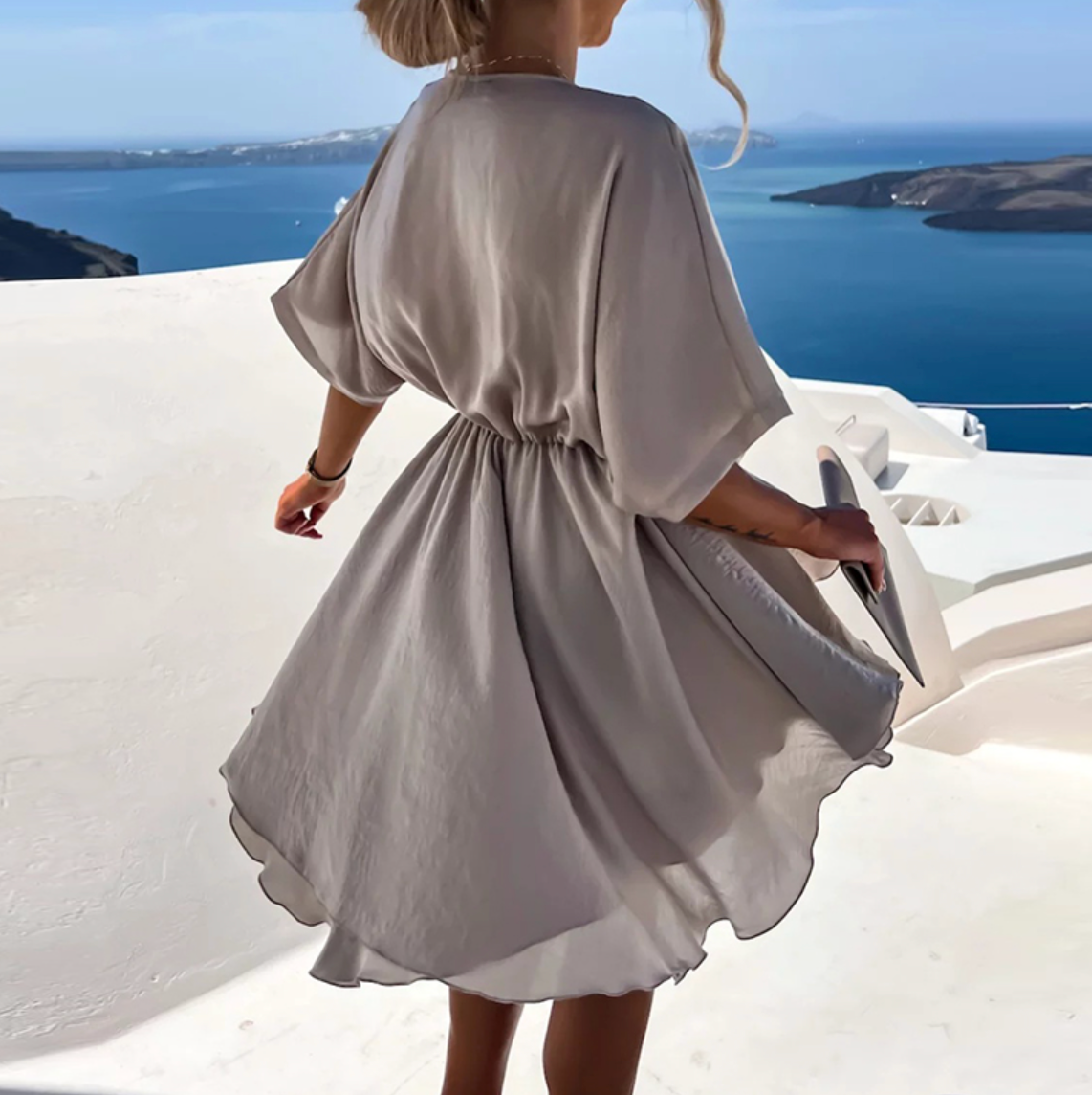 Venesia – Elegante Vrouwelijke Flowy Jurk