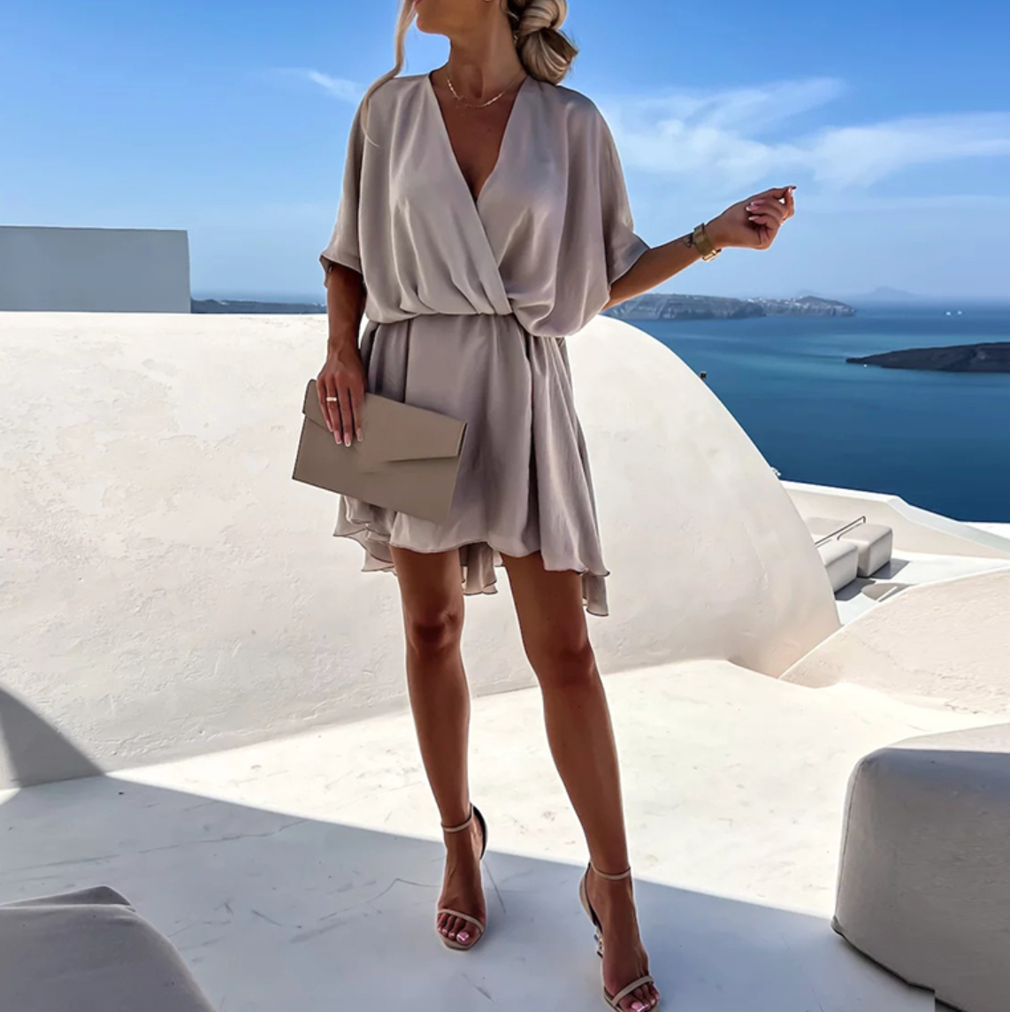 Venesia – Elegante Vrouwelijke Flowy Jurk