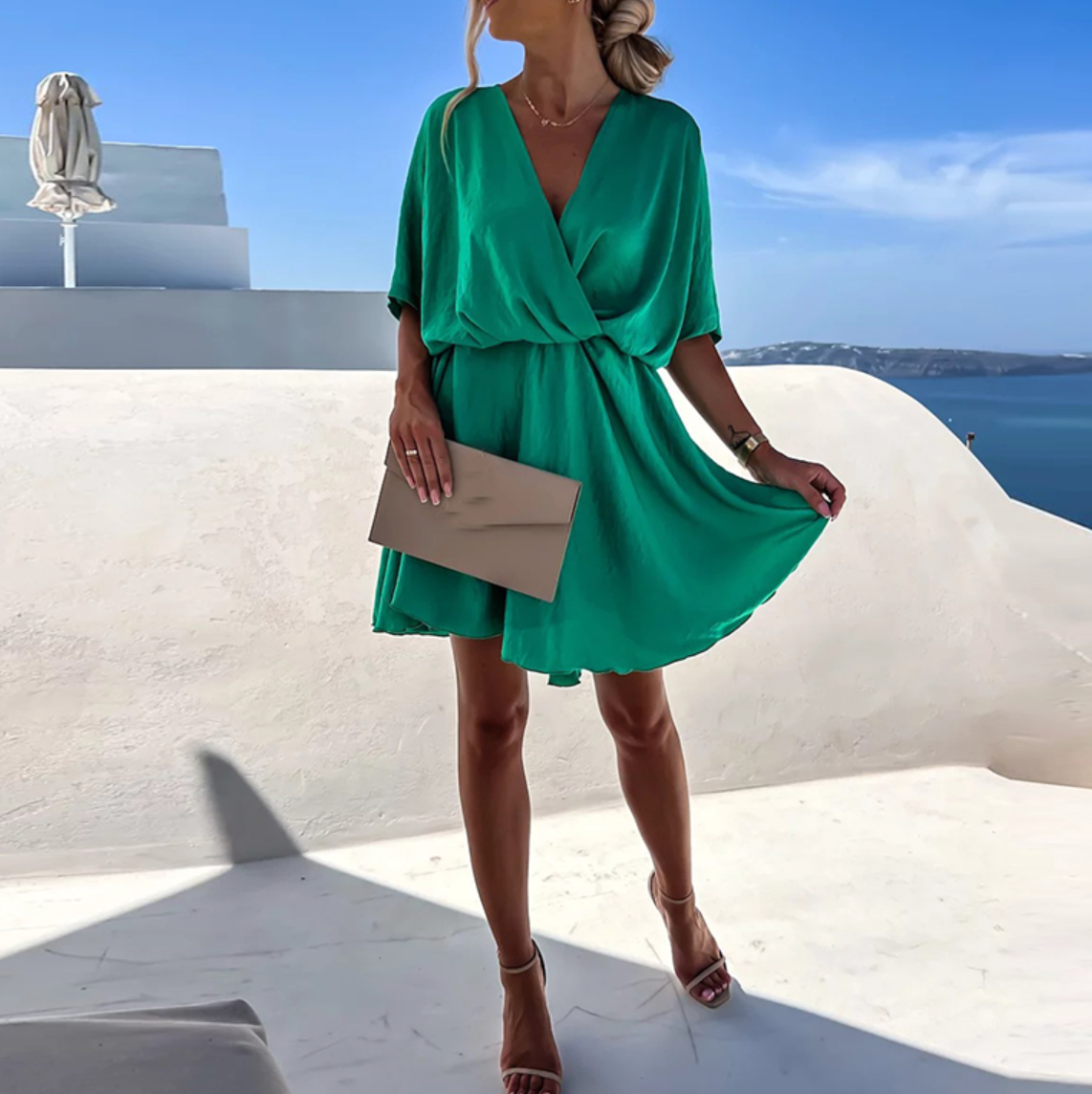 Venesia – Elegante Vrouwelijke Flowy Jurk