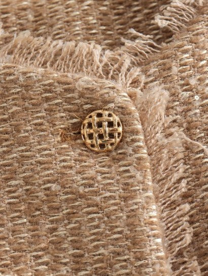 NinoBelli Chique Tweed Jas Voor Vrouwen