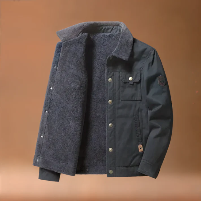 Luca – Heren Sherpa Winterjas met Stijlvolle Look