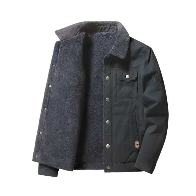 Luca – Heren Sherpa Winterjas met Stijlvolle Look