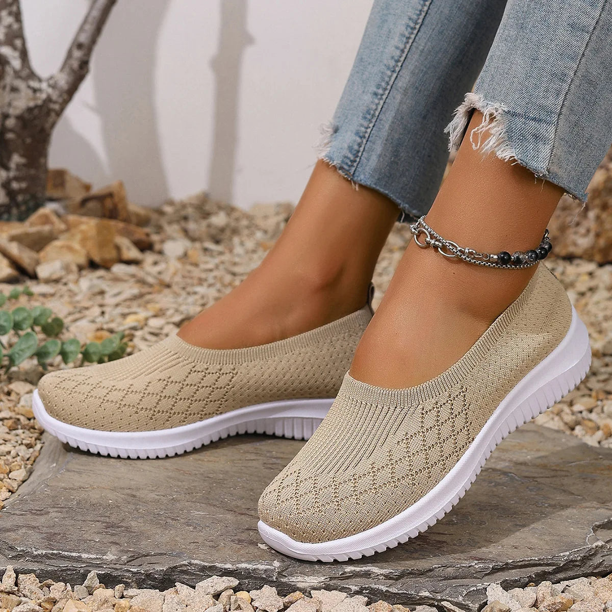 Valerie – Ademend Dames Zomer Comfort Loafers