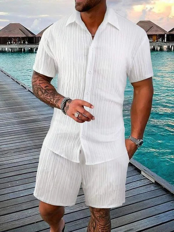 Pietro zomers herenoverhemd