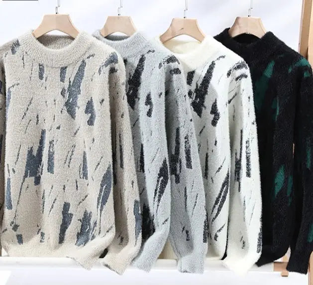 Gregorio – Heren Gebreide Trui van Wolmix met Casual Fit