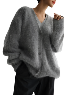 Chiara – Oversized Gebreid Damesvest voor de Herfst