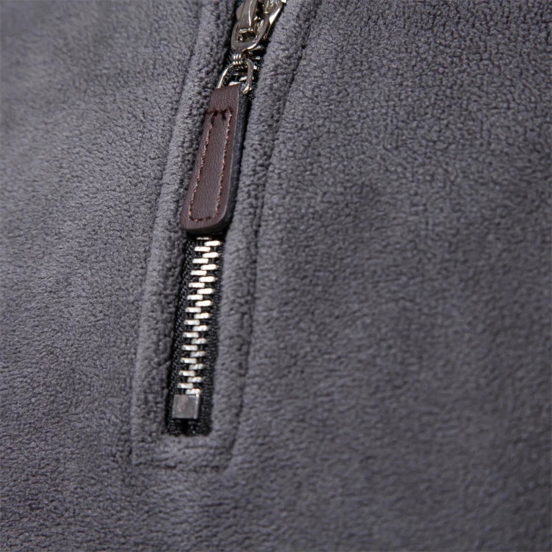 Lorenzo – Heren Fleece Trui met Ritssluiting