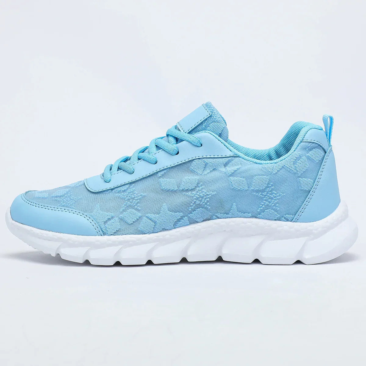 Minda – Comfortable Dames Platform Sneakers met Vetersluiting
