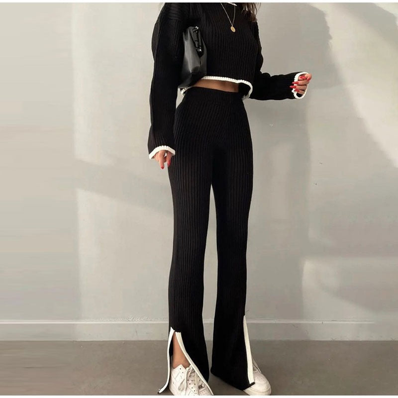 Desirée – Gebreide Dames Lounge Set met Elegante Pasvorm