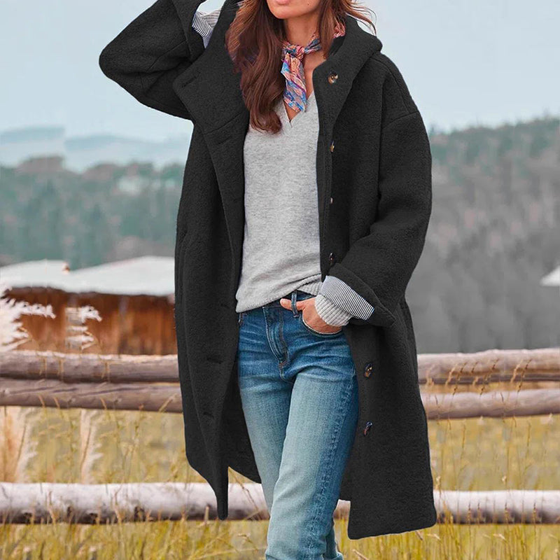 Elena – Dames Winterjas met Capuchon