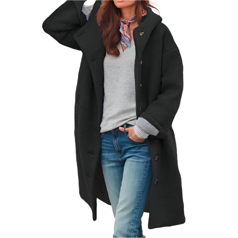 Elena – Dames Winterjas met Capuchon