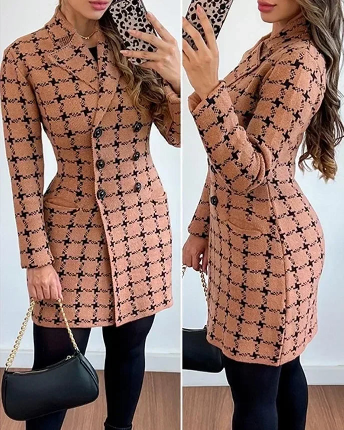 ValerioToscani Winter hoge stretch plaid