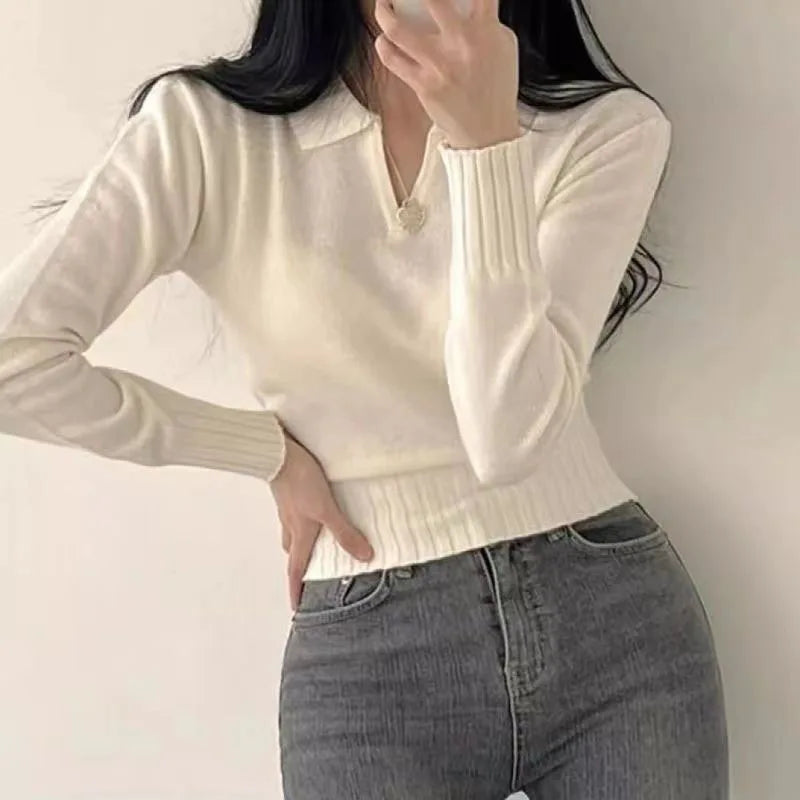 Isabella – Slim-Fit Gebreide Damestrui