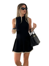 Beatrice – Strak Zittende Dames Mini Jurk van Gebreide Stof