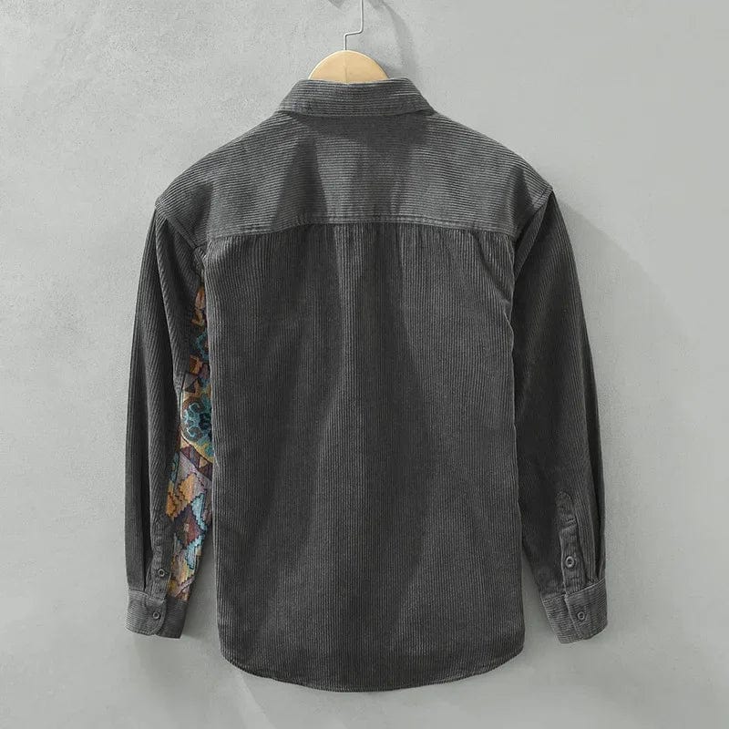 EttoreCorsi Heren Patchwork Longsleeve Voor Mannen