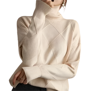 Isabella – Knusse Dames Gebreide Coltrui