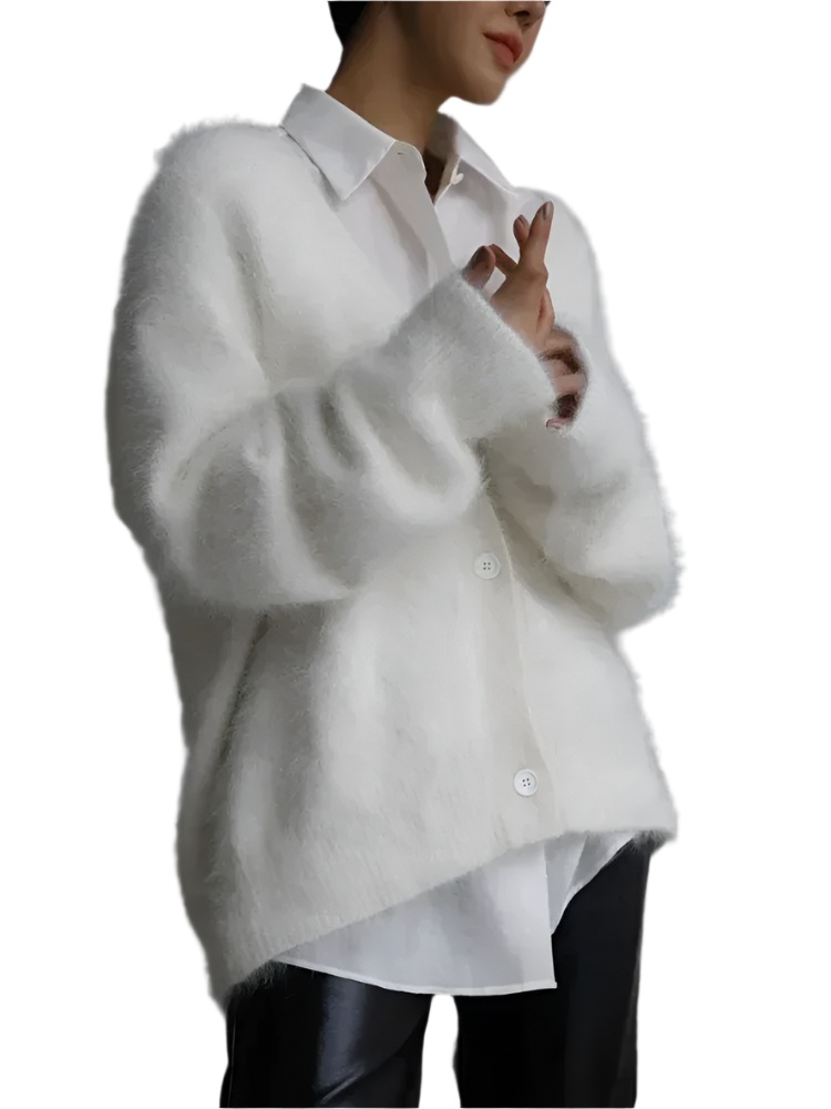Chiara – Oversized Gebreid Damesvest voor de Herfst
