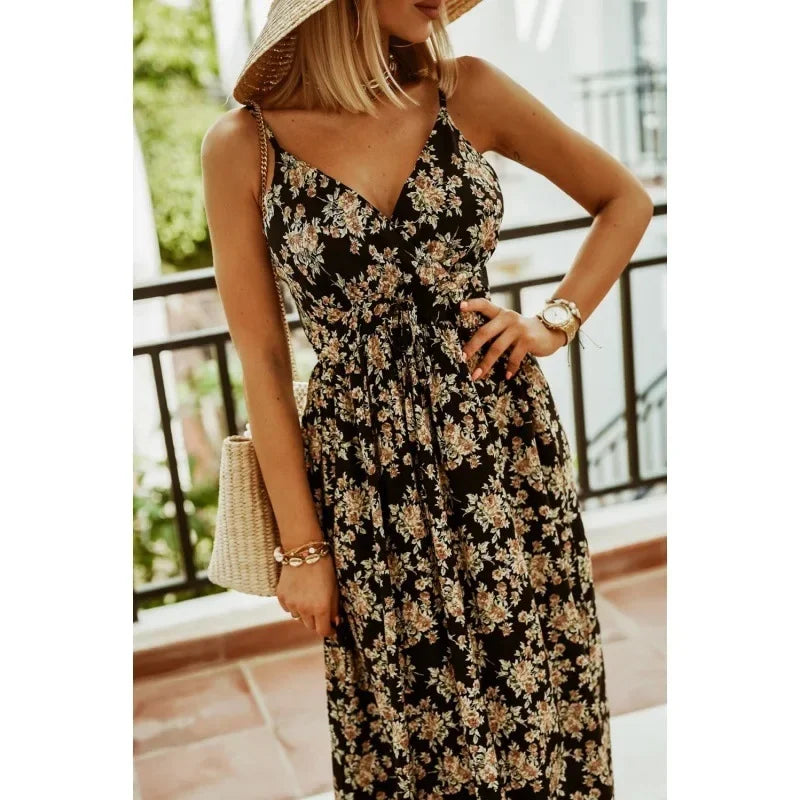 Dolori – Bohemian Dames Maxi jurk met V-Hals
