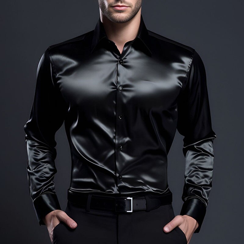 PaoloFiorini Luxe Satijnen Overhemden