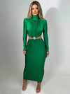 DolceAbito Lange Mouwen Maxi Jurk Voor Vrouwen