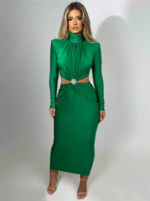 DolceAbito Lange Mouwen Maxi Jurk Voor Vrouwen
