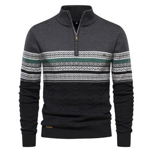 Lorenzo – Stijlvolle Heren Fair Isle Wollen Trui