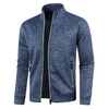 Ramil – Heren Sweatvest met Hoge kraag en Rits