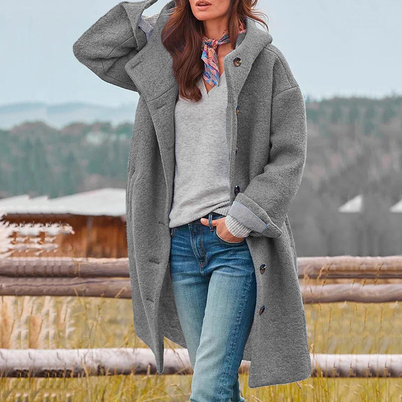 Elena – Dames Winterjas met Capuchon