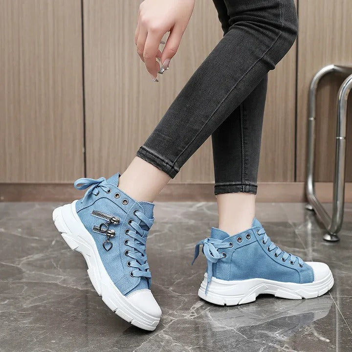 LucaIndigio™ Denim Delight Sneakers