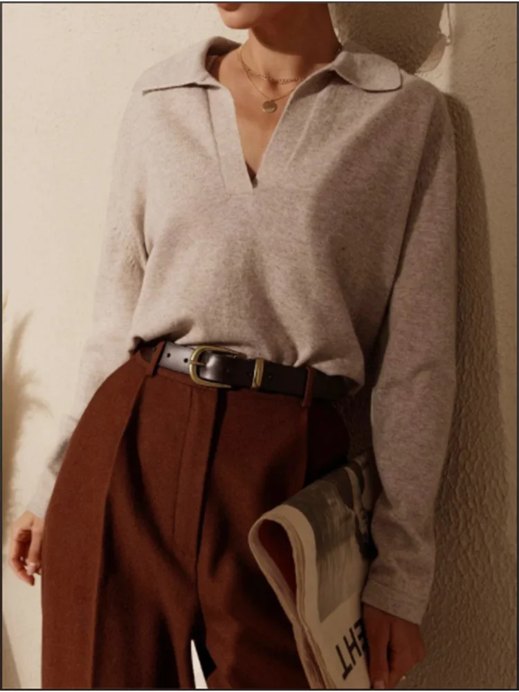 Ayessa – Elegante Dames Trui met Kraag