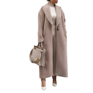 Sofia – Warme Pluchen Dames Winterjas