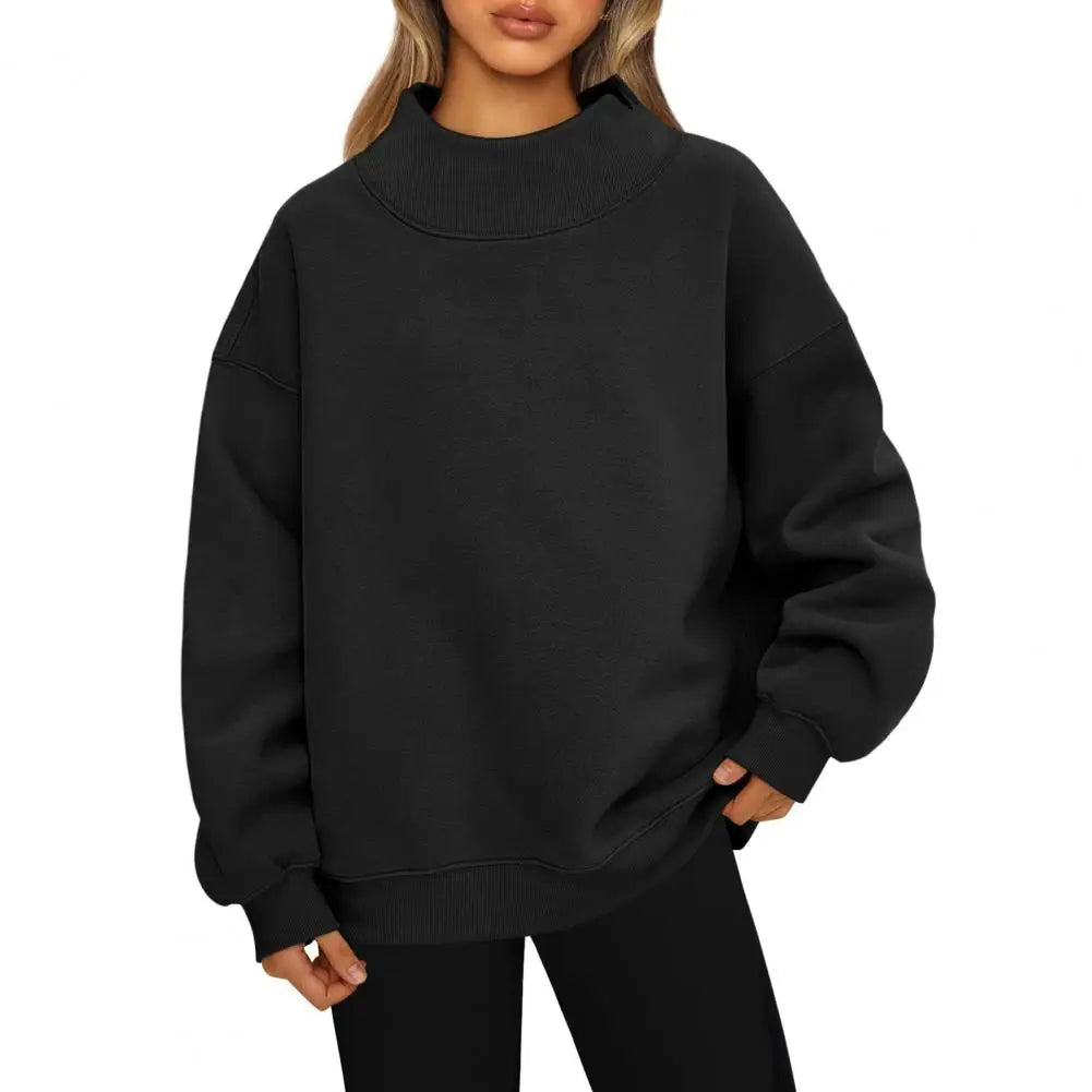 ValeriaConte Vrouwen Half Hals Sweatshirt