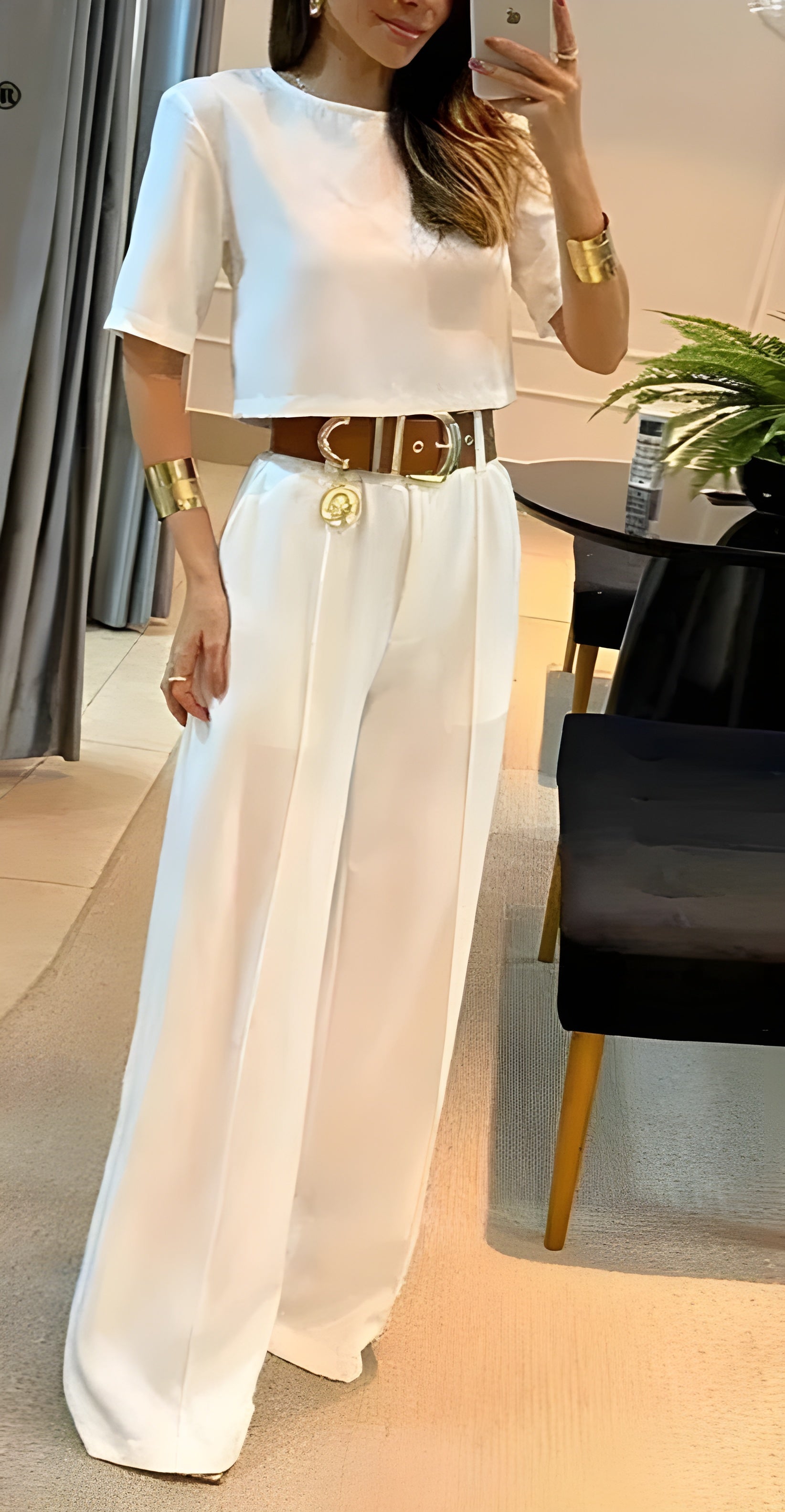 Isabella – Stijlvolle Dames Tweedelige Lounge Set