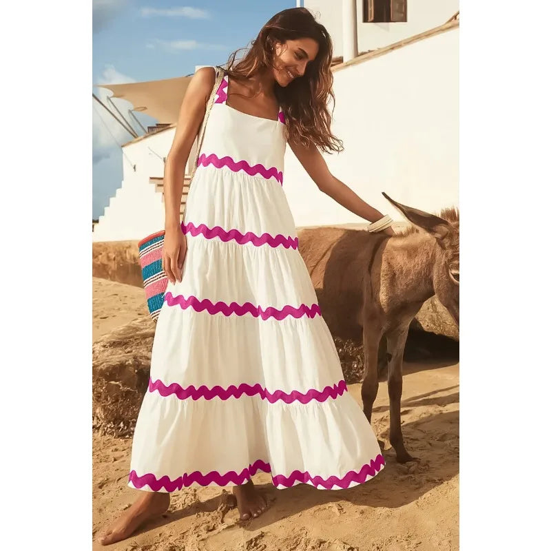 Chiara – Alledaagse Elegantie Dames Jurk met Lange Mouwen
