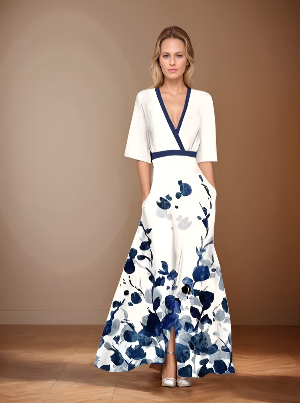 Isabella – Bloemenprint Dames Zomerjurk